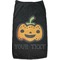 Halloween Pumpkin Dog T-Shirt - Flat