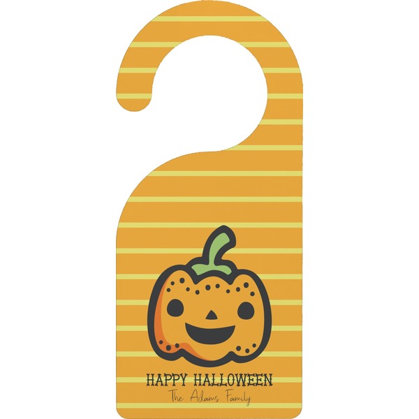 Custom Halloween Pumpkin Door Hanger (Personalized)