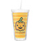 Halloween Pumpkin Double Wall Tumbler with Straw (Personalized)