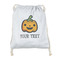 Halloween Pumpkin Drawstring Backpacks - Sweatshirt Fleece - Single Sided - FRONT