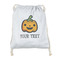 Halloween Pumpkin Drawstring Backpack - Sweatshirt Fleece (Personalized)