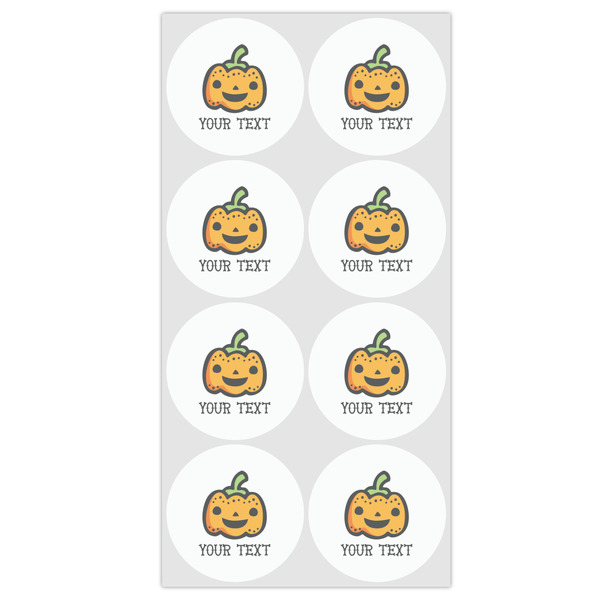 Halloween Pumpkin Drink Topper - Medium - Set of 12