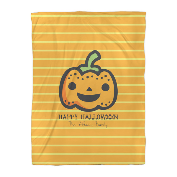 Halloween Pumpkin Duvet Cover - Twin XL - Front