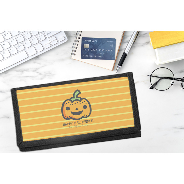Halloween Pumpkin DyeTrans Checkbook Cover - LIFESTYLE