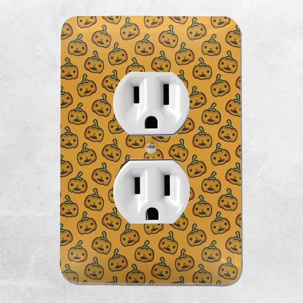 Halloween Pumpkin Electric Outlet Plate - LIFESTYLE
