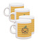 Halloween Pumpkin Espresso Cup Group of Four Front