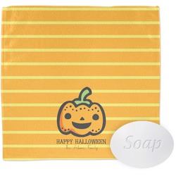 Halloween Pumpkin Washcloth (Personalized)