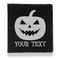 Halloween Pumpkin Leather Binder - 1" - Black (Personalized)