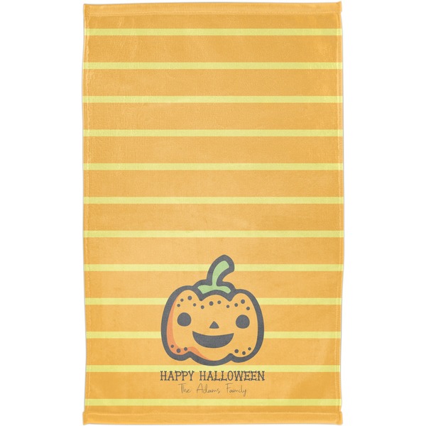 Halloween Pumpkin Finger Tip Towel - Full View