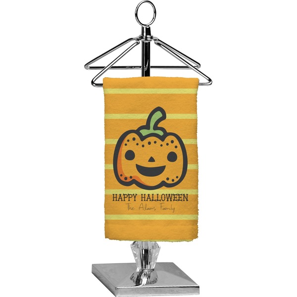 Custom Halloween Pumpkin Finger Tip Towel - Full Print (Personalized)