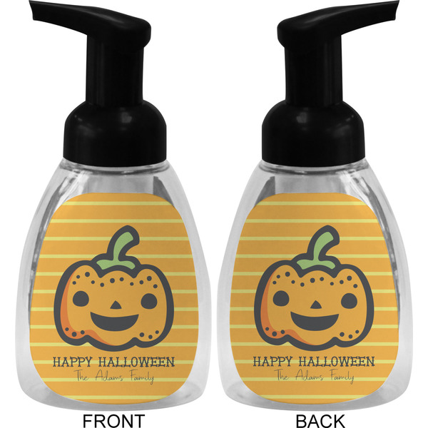 Halloween Pumpkin Foam Soap Bottle (Front & Back)