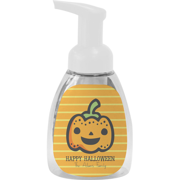 Custom Halloween Pumpkin Foam Soap Bottle - White (Personalized)