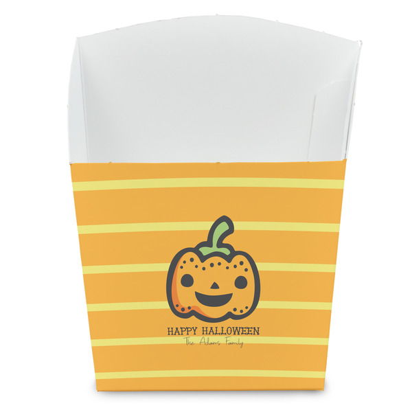 Custom Halloween Pumpkin French Fry Favor Boxes (Personalized)
