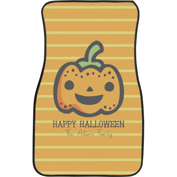 Halloween Pumpkin Front Seat Car Mat