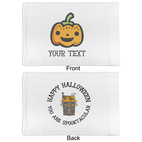 Halloween Pumpkin Full Pillow Case - APPROVAL (partial print)