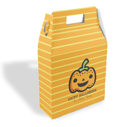 Halloween Pumpkin Gable Favor Box (Personalized)