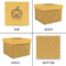 Halloween Pumpkin Gift Boxes with Lid - Canvas Wrapped - Medium - Approval