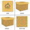 Halloween Pumpkin Gift Boxes with Lid - Canvas Wrapped - Small - Approval
