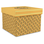 Halloween Pumpkin Gift Box with Lid - Canvas Wrapped - XX-Large (Personalized)