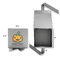 Halloween Pumpkin Gift Boxes with Magnetic Lid - Silver - Open & Closed