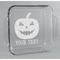 Halloween Pumpkin Glass Cake Dish - 8in x 8in (Personalized)