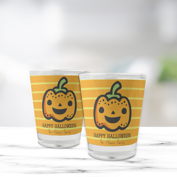 Halloween Pumpkin Glass Shot Glass - Standard - LIFESTYLE