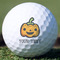 Halloween Pumpkin Golf Ball - Branded - Front