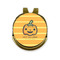 Halloween Pumpkin Golf Ball Marker Hat Clip - Front & Back