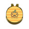 Halloween Pumpkin Golf Ball Marker - Hat Clip - Gold
