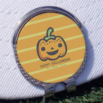 Halloween Pumpkin Golf Ball Marker - Hat Clip
