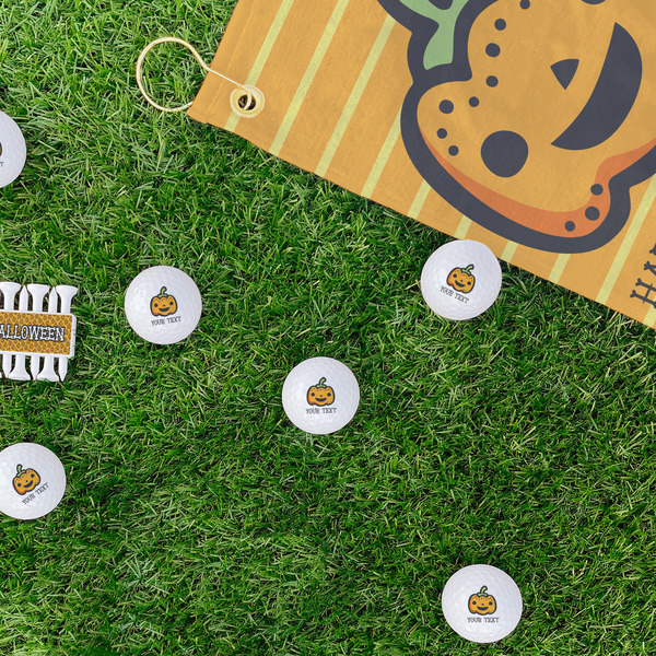 Halloween Pumpkin Golf Balls - Generic - Set of 12 - LIFESTYLE