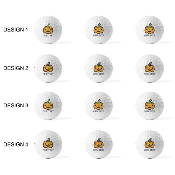 Halloween Pumpkin Golf Balls - Titleist - Set of 12 - APPROVAL