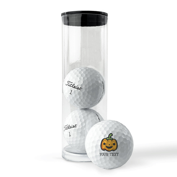 Halloween Pumpkin Golf Balls - Titleist - Set of 3 - PACKAGING
