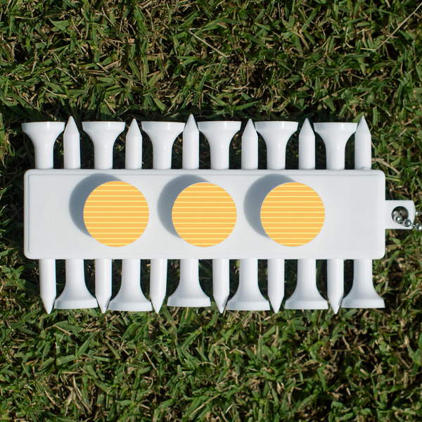 Halloween Pumpkin Golf Tees & Ball Markers Set - Back