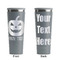 Halloween Pumpkin Grey RTIC Everyday Tumbler - 28 oz. - Front and Back