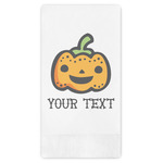 Halloween Pumpkin Guest Towels - Full Color (Personalized)