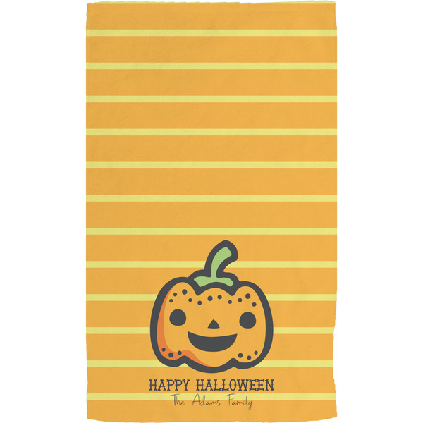 Halloween Pumpkin Hand Towel (Personalized) Full
