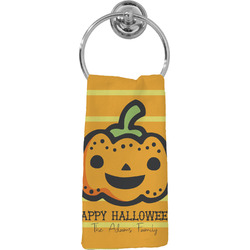 Halloween Pumpkin Hand Towel - Full Print (Personalized)