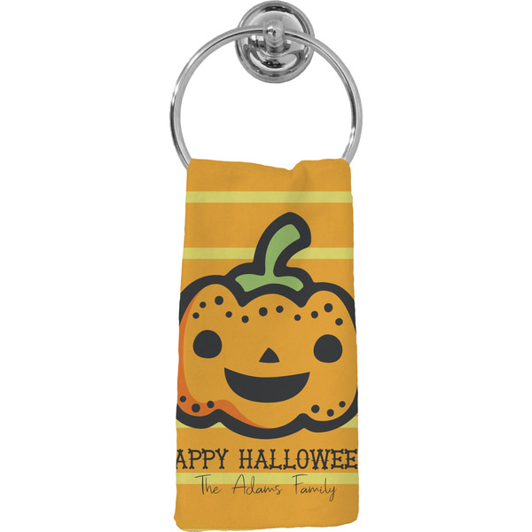 Custom Halloween Pumpkin Hand Towel - Full Print (Personalized)