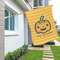 Halloween Pumpkin House Flags - Double Sided - LIFESTYLE