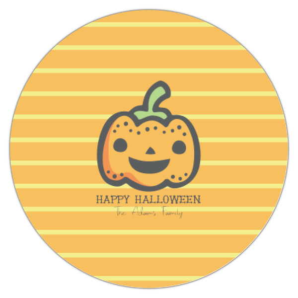 Halloween Pumpkin Icing Circle - XSmall - Single
