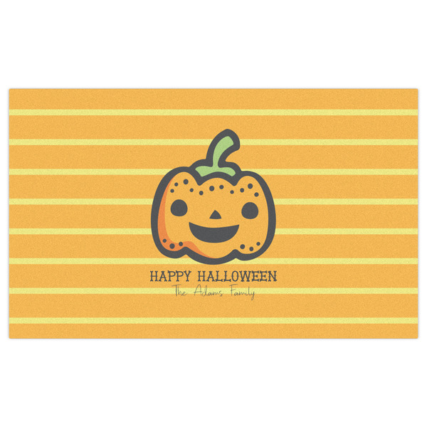 Halloween Pumpkin Indoor / Outdoor Rug - 3'x5' - Front Flat