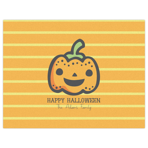 Halloween Pumpkin Indoor / Outdoor Rug - 6'x8' - Front Flat