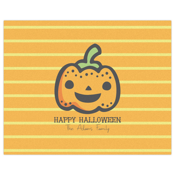 Halloween Pumpkin Indoor / Outdoor Rug - 8'x10' - Front Flat