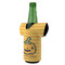 Halloween Pumpkin Jersey Bottle Cooler - ANGLE (on bottle)