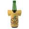 Halloween Pumpkin Jersey Bottle Cooler - FRONT (on bottle)