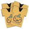 Halloween Pumpkin Jersey Bottle Cooler - Set of 4 (Personalized)