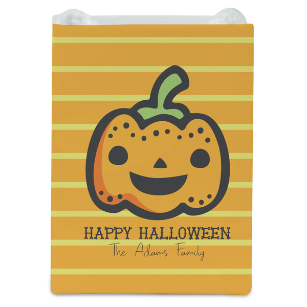 Halloween Pumpkin Jewelry Gift Bag - Gloss - Front