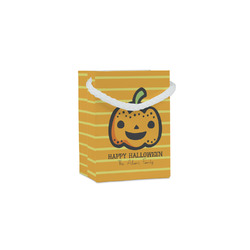 Halloween Pumpkin Jewelry Gift Bags - Gloss (Personalized)