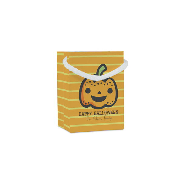 Custom Halloween Pumpkin Jewelry Gift Bags (Personalized)
